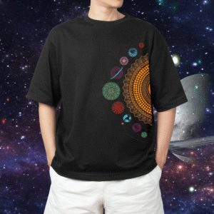 “Planetary Universe” Oversized T-Shirt (Premium Cotton | Unisex)