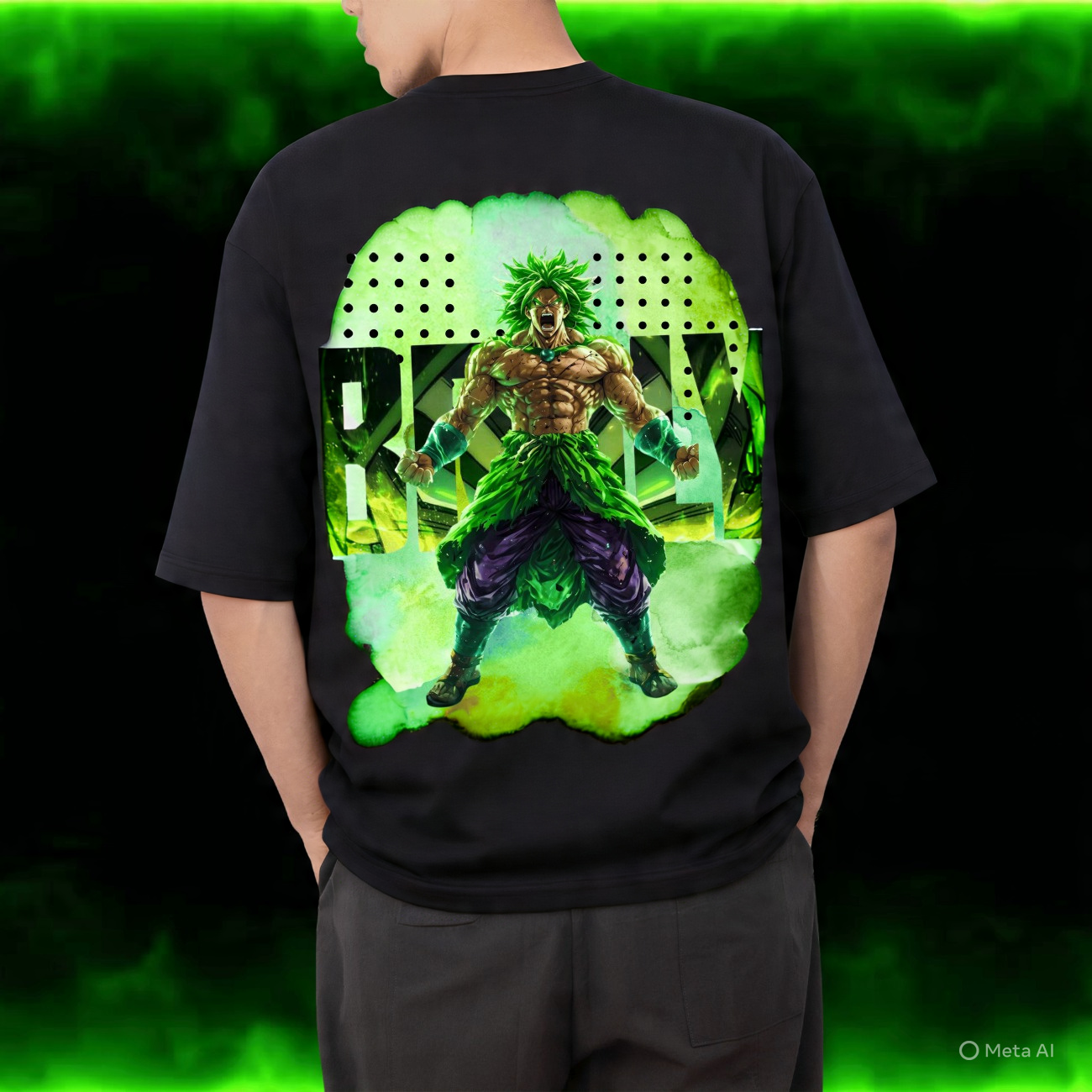 Dragon Ball Z "Legendary Beast" Oversized Broly T-Shirt (Premium Cotton | Unisex) - Image 2