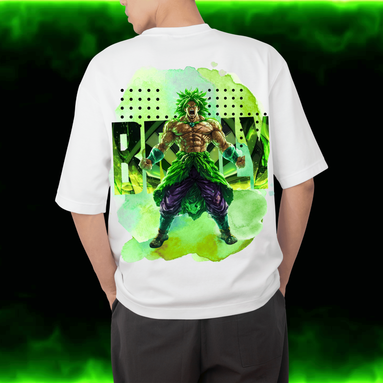 Dragon Ball Z "Legendary Beast" Oversized Broly T-Shirt (Premium Cotton | Unisex)
