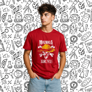 “One Piece Voyage” Classic Red Regular T-Shirt (Premium Cotton | Unisex)